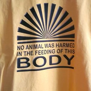 T-shirt foe Vegan
